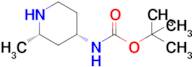 (2S,4S)-(2-Methyl-piperidin-4-yl)-carbamic acid tert-butyl ester