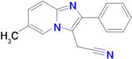 (6-Methyl-2-phenyl-imidazo[1,2-a]pyridin-3-yl)-acetonitrile