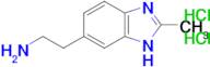 2-(2-methyl-1H-1,3-benzodiazol-6-yl)ethan-1-amine dihydrochloride