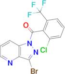 (3-Bromo-pyrazolo[4,3-b]pyridin-1-yl)-(2-chloro-6-trifluoromethyl-phenyl)-methanone