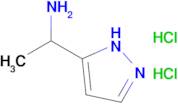 1-(1H-pyrazol-5-yl)ethan-1-amine dihydrochloride