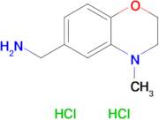 (4-Methyl-3,4-dihydro-2H-benzo[b][1,4]oxazin-6-yl)methanamine dihydrochloride