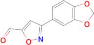 3-Benzo[1,3]dioxol-5-yl-isoxazole-5-carbaldehyde