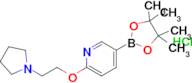 2-(2-Pyrrolidin-1-yl-ethoxy)-pyridine-5-boronic acid pinacol ester hydrochloride