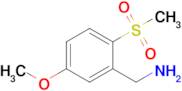 2-Methanesulfonyl-5-methoxy-benzylamine