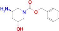 (3R,5R)-3-Amino-5-hydroxy-piperidine-1-carboxylic acid benzyl ester