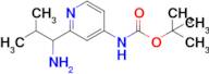 [2-(1-Amino-2-methyl-propyl)-pyridin-4-yl]-carbamic acid tert-butyl ester