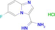 6-Fluoro-imidazo[1,2-a]pyridine-3-carboxamidine hydrochloride