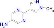 2-(1-Methyl-1H-pyrazol-4-yl)-pyrimidin-5-ylamine