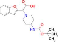 Benzofuran-2-yl-(4-Boc-amino-piperidin-1-yl)-acetic acid