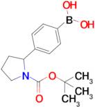 4-(1-Boc-pyrrolidin-2-yl)benzeneboronic acid