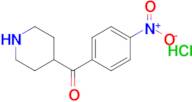 (4-Nitro-phenyl)-piperidin-4-yl-methanone hydrochloride