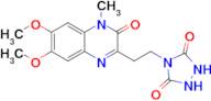4-[2-(3,4-dihydro-6,7-dimethoxy-4-methyl-3-oxo-2-quinoxalinyl)ethyl]-1,2,4-Triazolidine-3,5-dione