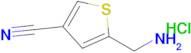 5-Aminomethyl-thiophene-3-carbonitrile hydrochloride