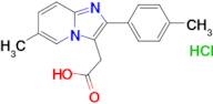 (6-Methyl-2-p-tolyl-imidazo[1,2-a]pyridin-3-yl)-acetic acid hydrochloride