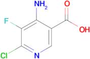 4-Amino-6-chloro-5-fluoronicotinic acid