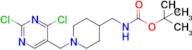 tert-Butyl ((1-((2,4-dichloropyrimidin-5-yl)methyl)piperidin-4-yl)methyl)carbamate