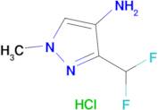 3-(Difluoromethyl)-1-methyl-1H-pyrazol-4-amine hydrochloride