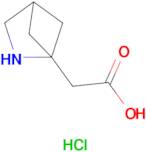 2-(2-Azabicyclo[2.1.1]hexan-1-yl)acetic acid hydrochloride