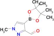 1-Methyl-4-(4,4,5,5-tetramethyl-1,3,2-dioxaborolan-2-yl)-1H-pyrazole-3-carbaldehyde