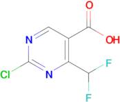 2-Chloro-4-(difluoromethyl)pyrimidine-5-carboxylic acid