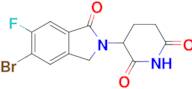 3-(5-Bromo-6-fluoro-1-oxoisoindolin-2-yl)piperidine-2,6-dione