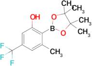 3-Methyl-2-(4,4,5,5-tetramethyl-1,3,2-dioxaborolan-2-yl)-5-(trifluoromethyl)phenol