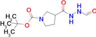 tert-Butyl 3-(2-formylhydrazine-1-carbonyl)pyrrolidine-1-carboxylate