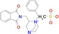 1-Benzyl-2-((1,3-dioxoisoindolin-2-yl)methyl)-1,4-diazabicyclo[2.2.2]octan-1-ium methanesulfonate