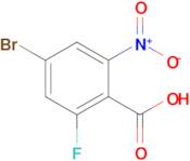 4-Bromo-2-fluoro-6-nitrobenzoic acid