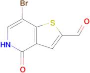 7-Bromo-4-oxo-4,5-dihydrothieno[3,2-c]pyridine-2-carbaldehyde