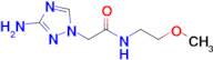 2-(3-Amino-1h-1,2,4-triazol-1-yl)-n-(2-methoxyethyl)acetamide