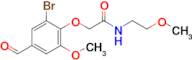 2-(2-Bromo-4-formyl-6-methoxyphenoxy)-n-(2-methoxyethyl)acetamide