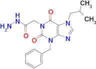 2-(3-Benzyl-7-isobutyl-2,6-dioxo-2,3,6,7-tetrahydro-1h-purin-1-yl)acetohydrazide