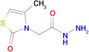 2-(4-Methyl-2-oxothiazol-3(2h)-yl)acetohydrazide