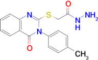 2-((4-Oxo-3-(p-tolyl)-3,4-dihydroquinazolin-2-yl)thio)acetohydrazide