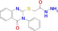 2-((4-Oxo-3-phenyl-3,4-dihydroquinazolin-2-yl)thio)acetohydrazide