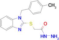 2-((1-(4-Methylbenzyl)-1h-benzo[d]imidazol-2-yl)thio)acetohydrazide