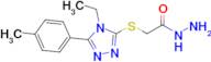 2-((4-Ethyl-5-(p-tolyl)-4h-1,2,4-triazol-3-yl)thio)acetohydrazide