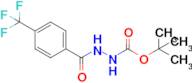 Tert-butyl 2-(4-(trifluoromethyl)benzoyl)hydrazine-1-carboxylate