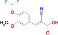 (e)-2-Cyano-3-(4-(difluoromethoxy)-3-methoxyphenyl)acrylic acid