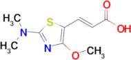 (e)-3-(2-(Dimethylamino)-4-methoxythiazol-5-yl)acrylic acid