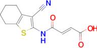 (e)-4-((3-Cyano-4,5,6,7-tetrahydrobenzo[b]thiophen-2-yl)amino)-4-oxobut-2-enoic acid