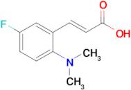 (e)-3-(2-(Dimethylamino)-5-fluorophenyl)acrylic acid