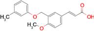 (e)-3-(4-Methoxy-3-((m-tolyloxy)methyl)phenyl)acrylic acid