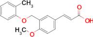 (e)-3-(4-Methoxy-3-((o-tolyloxy)methyl)phenyl)acrylic acid