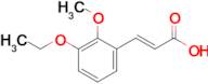(e)-3-(3-Ethoxy-2-methoxyphenyl)acrylic acid