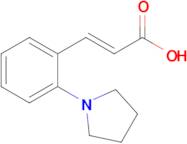 (e)-3-(2-(Pyrrolidin-1-yl)phenyl)acrylic acid