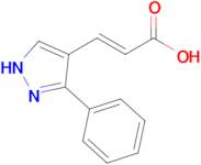 (e)-3-(3-Phenyl-1h-pyrazol-4-yl)acrylic acid