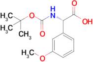 (s)-2-((Tert-butoxycarbonyl)amino)-2-(3-methoxyphenyl)acetic acid